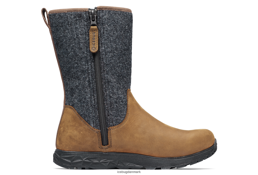 kaffe/grå Kvinder fodtøj Z2HR6P40 Icebug grove uld michelin