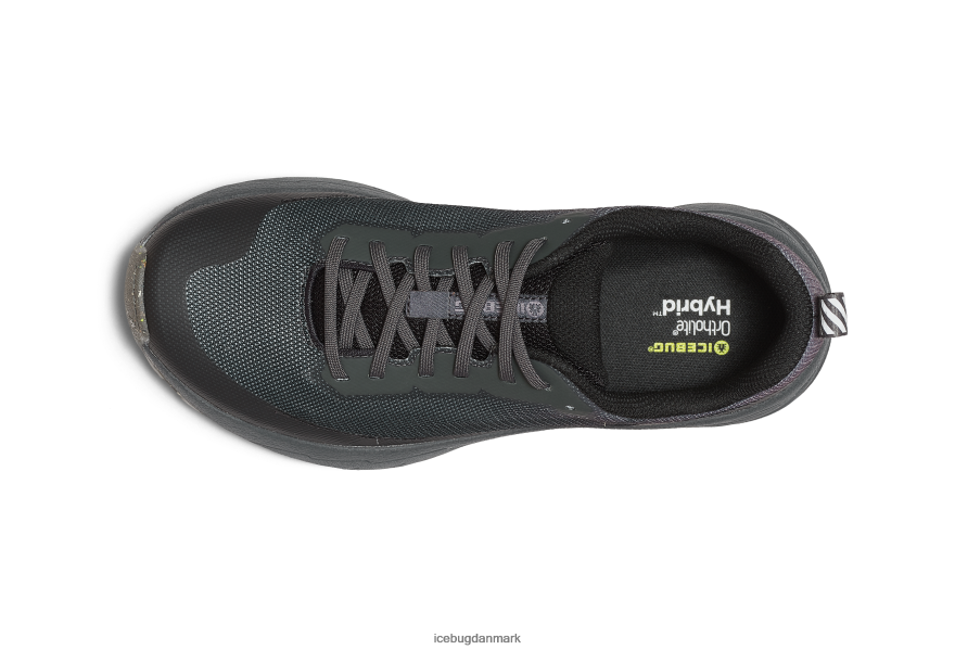 sort/granit Kvinder fodtøj Z2HR6P10 Icebug horisont rb9x