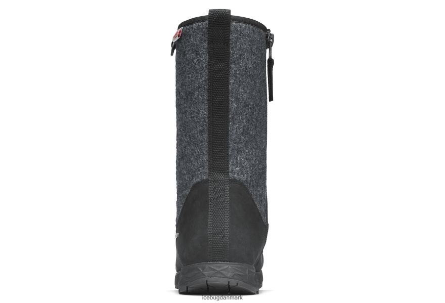 sort/grå Kvinder fodtøj Z2HR6P43 Icebug grove uld michelin bugdri