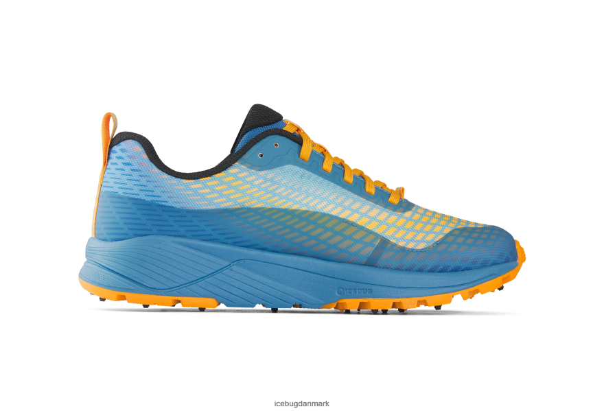tågeblå/orange Mænd fodtøj Z2HR6P76 Icebug newrun bugrip