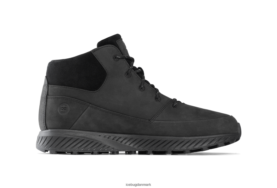 ægte sort Mænd fodtøj Z2HR6P116 Icebug larvik biosål