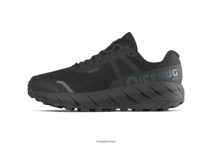 ægte sort Mænd fodtøj Z2HR6P62 Icebug arcus rb9x gtx